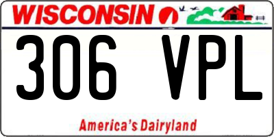 WI license plate 306VPL