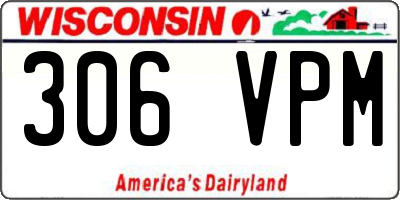 WI license plate 306VPM