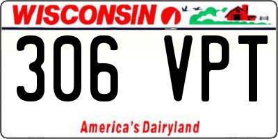 WI license plate 306VPT
