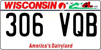 WI license plate 306VQB