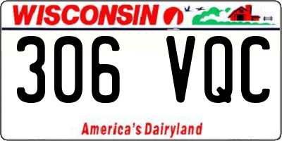WI license plate 306VQC
