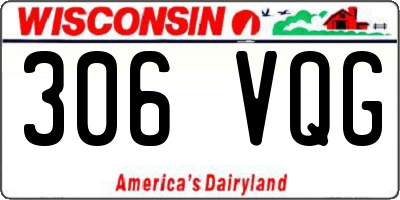 WI license plate 306VQG