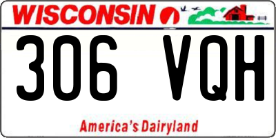 WI license plate 306VQH