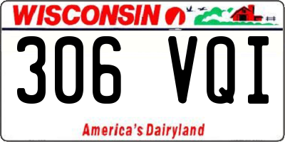 WI license plate 306VQI