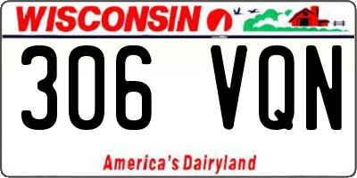 WI license plate 306VQN