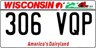 WI license plate 306VQP