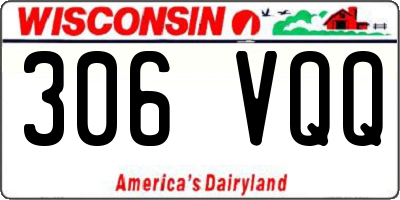 WI license plate 306VQQ