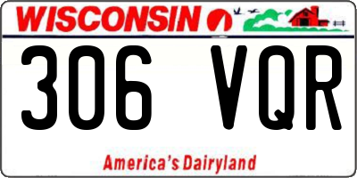 WI license plate 306VQR