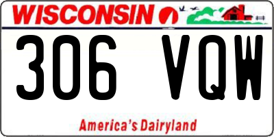 WI license plate 306VQW