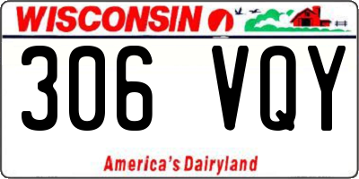 WI license plate 306VQY