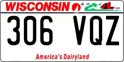 WI license plate 306VQZ