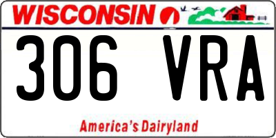 WI license plate 306VRA