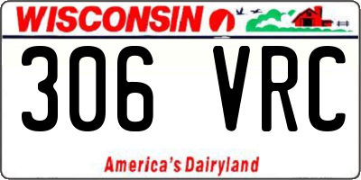 WI license plate 306VRC