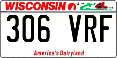 WI license plate 306VRF