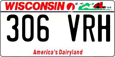 WI license plate 306VRH