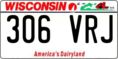 WI license plate 306VRJ