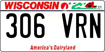 WI license plate 306VRN
