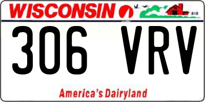 WI license plate 306VRV