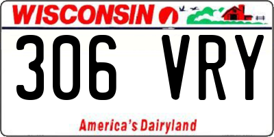 WI license plate 306VRY