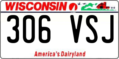 WI license plate 306VSJ