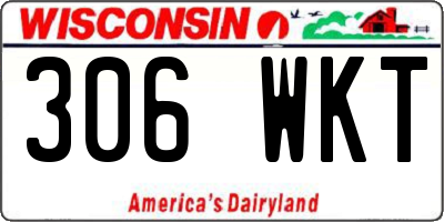 WI license plate 306WKT