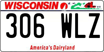 WI license plate 306WLZ