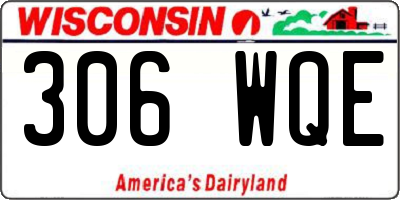 WI license plate 306WQE