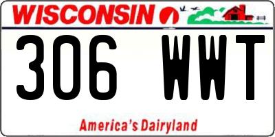 WI license plate 306WWT
