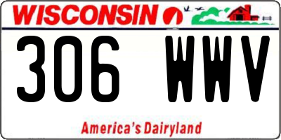 WI license plate 306WWV
