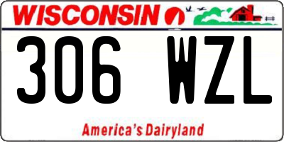 WI license plate 306WZL