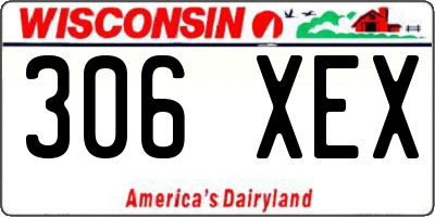 WI license plate 306XEX