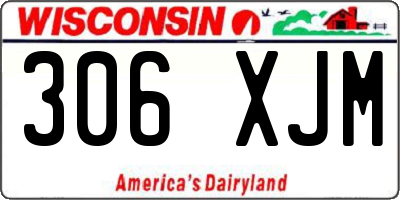 WI license plate 306XJM