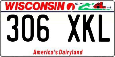 WI license plate 306XKL