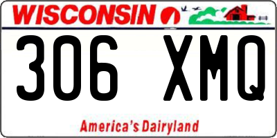 WI license plate 306XMQ