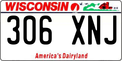 WI license plate 306XNJ