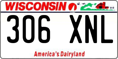WI license plate 306XNL