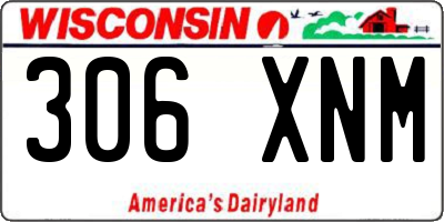 WI license plate 306XNM