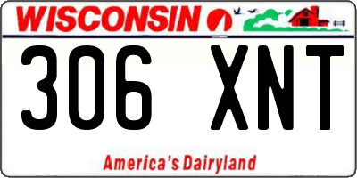 WI license plate 306XNT