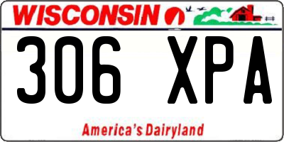 WI license plate 306XPA