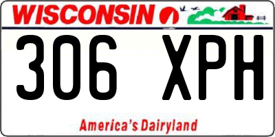 WI license plate 306XPH