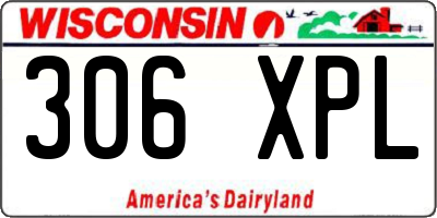WI license plate 306XPL