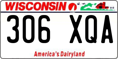 WI license plate 306XQA