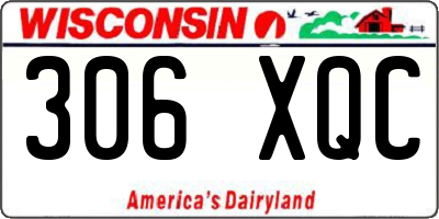 WI license plate 306XQC
