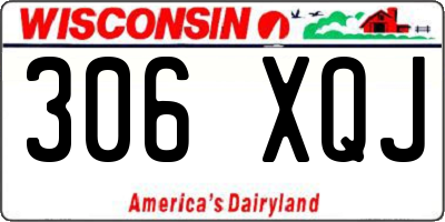 WI license plate 306XQJ