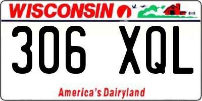 WI license plate 306XQL