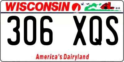 WI license plate 306XQS