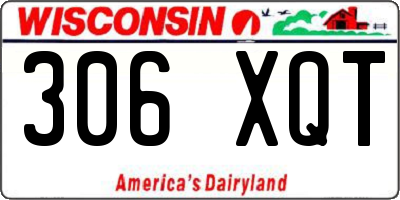 WI license plate 306XQT