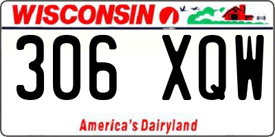 WI license plate 306XQW