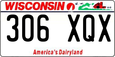 WI license plate 306XQX