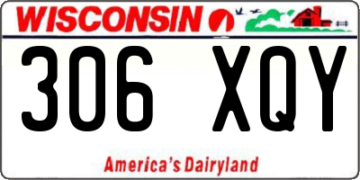 WI license plate 306XQY